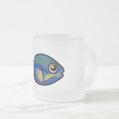 かわいいプリンセスのParrotfish フロストグラスマグカップ (正面右)