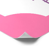 かわいいプリンセスインピンクキャッスルガールズベッドルームデコール ポスター (角)