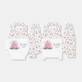 かわいいプリンセスキャッスルガールバースデーパーティー フェイバーボックス (折り畳みなし)