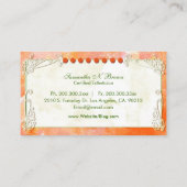 かわいいプリンセスキャリッジスパサロン 名刺 (裏面)