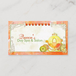 かわいいプリンセスキャリッジスパサロン 名刺