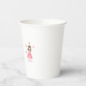 かわいいプリンセスコーヒーマグ 紙コップ (左)