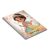 かわいいプリンセスノートブック - 名前を追加 ノートブック (右側)