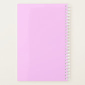 かわいいプリンセスピンククラウン プランナー手帳 (裏面)