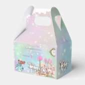 かわいいプリンセス誕生日 フェイバーボックス (裏面サイド)