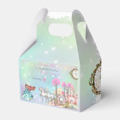 かわいいプリンセス誕生日 フェイバーボックス (正面サイド)