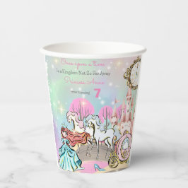 かわいいプリンセス誕生日 紙コップ