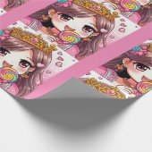 かわいいプリンセス ラッピングペーパー (角)