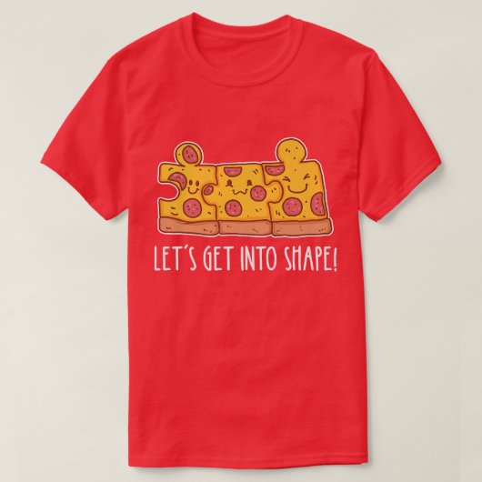 かわいいプリン肉好きピザ170 Tシャツ (デザイン正面)