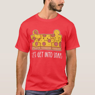 かわいいプリン肉好きピザ170 Tシャツ