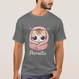 かわいいプルリト猫 - 愛らしい子猫のダジャレ Tシャツ