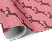 かわいいプレイドクリスマスラッピング紙 ラッピングペーパー (ロールコーナー)