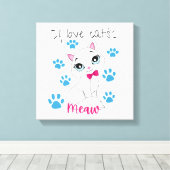 かわいいプレミアムキャンバスプリント(12インチ×12標準サイズ) キャンバスプリント (インサイチュ (ウッドフロア))