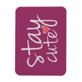 かわいいプレミアムマグネット、グレー マグネット (縦)