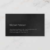 かわいいプレーンモダングレーフォントフィットネス名刺 名刺 (裏面)