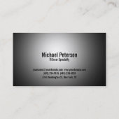 かわいいプレーン灰色の建築名刺 名刺 (裏面)