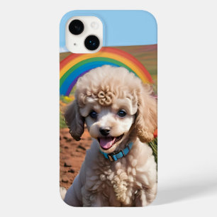 かわいいプーカラフルルの花と虹 Case-Mate iPhone 14 PLUSケース