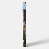 かわいいプーカラフルルの花と虹 iPhoneケース (左側面)