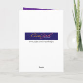 かわいいプーチョン犬-プーチズグラシアスありがとう カード (裏面)