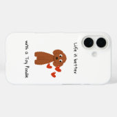 かわいいプードルのiPhone 16ケース Case-Mate iPhoneケース (裏面 (横))