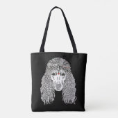 かわいいプードルトートバッグ トートバッグ (裏面)