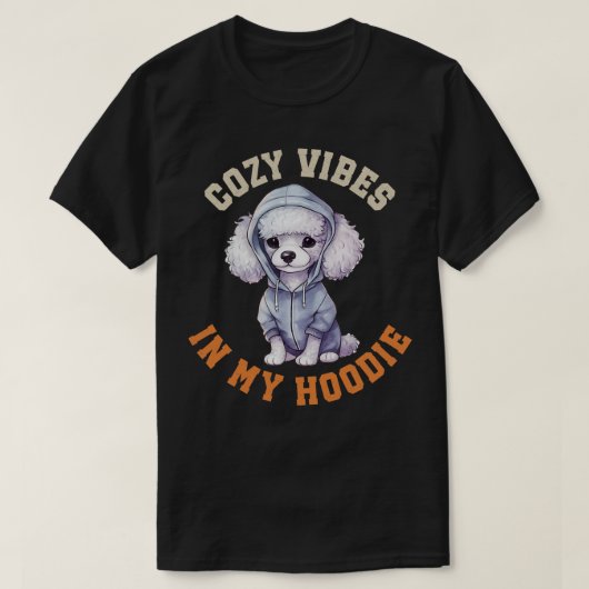 かわいいプードルドッグ1 Tシャツ (デザイン正面)