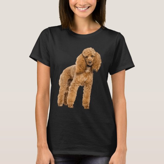 かわいいプードル Tシャツ (正面)