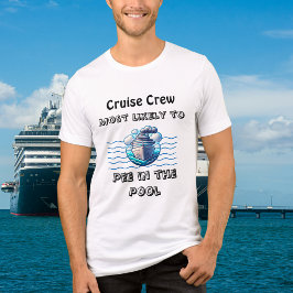 かわいいプールクルーズ 'ティールが最も可能性が高い パーソナライズ トライブレンドTシャツ