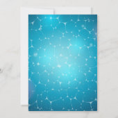 かわいいプールパーティー、卒業スイミングギフト 招待状 (裏面)