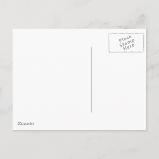 かわいいヘアカットお洒落アートイラストレーションはがき ポストカード (裏面)