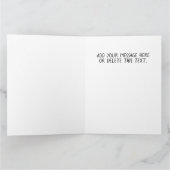 かわいいヘアカットお洒落アートイラストレーション カード (内部)