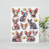 かわいいヘアレスキットンイラスト (スタンド正面)