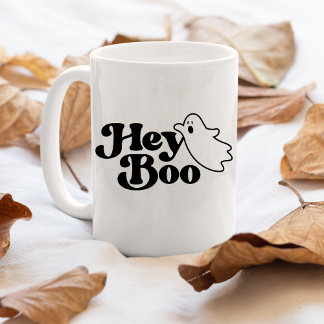 かわいいヘイおもしろいブー幽霊ハロウィーン コーヒーマグカップ