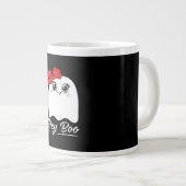 かわいいヘイ・ブー・ハロウィーン ジャンボコーヒーマグカップ (正面右)