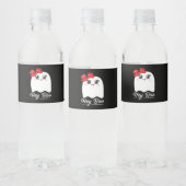 かわいいヘイ・ブー・ハロウィーン ペットボトルラベル (ボトル)