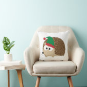 かわいいヘッジホッグクリスマス小妖精や小人 クッション (椅子)