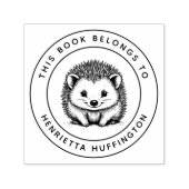 かわいいヘッジホッグベビーこの本はキッズネームに属している セルフインキングスタンプ (デザイン)