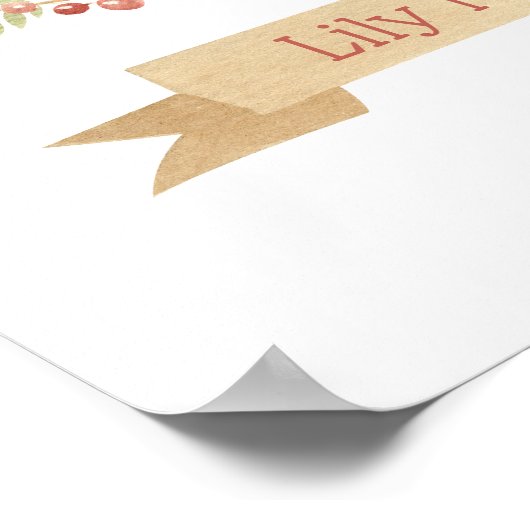 かわいいヘッジホッグ子供子供部屋ウォールアートデコル ポスター (角)