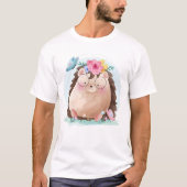 かわいいヘッジホッグTシャツ Tシャツ (正面)