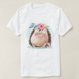 かわいいヘッジホッグTシャツ Tシャツ