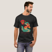 かわいいヘビの年2025 Tシャツ (正面フル)