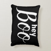 かわいいヘビーブーブラックハロウィーンデコール アクセントクッション (裏面(縦))