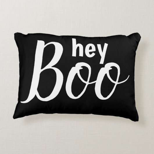 かわいいヘビーブーブラックハロウィーンデコール アクセントクッション (裏面)