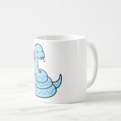 かわいいヘビ コーヒーマグカップ (正面右)