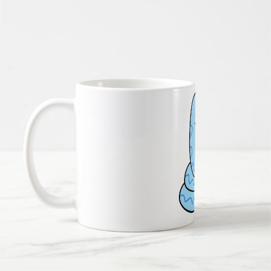 かわいいヘビ コーヒーマグカップ (左)