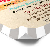 かわいいヘリコプターテーマフライヤー ポスター (角)