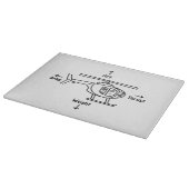 かわいいヘリコプターフォーフォースイラストレーション カッティングボード (角)