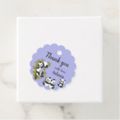 かわいいベアーパンダパーティー少年誕生日ギフトありがとう フェイバータグ (インサイチュ)