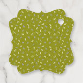 かわいいベアーパンダパーティー少年誕生日ギフトありがとう フェイバータグ (裏面)