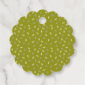 かわいいベアーパンダパーティー少年誕生日ギフトありがとう フェイバータグ (裏面)